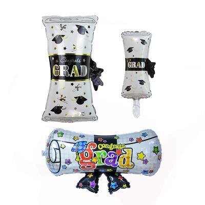 China Big Mini Congrat Grads Certificate Foil Graduation Balloon Toy YH Gift Graduation Globos for sale