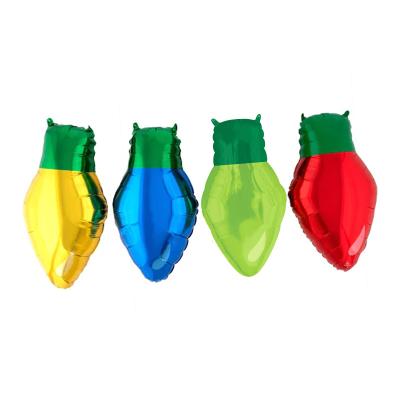 China Small Bulb Toy YH Gift Shape Balloon Wholesale Blue Green Red Yellow Christmas Party Decoration Christmas Supplies for sale