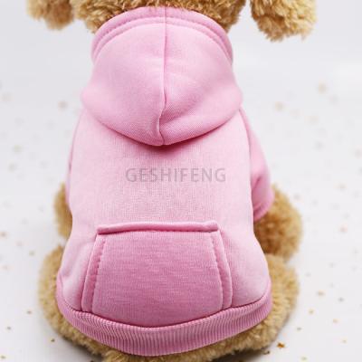 China Viable Dropshipping And Wholesale New Design Dog Apparel Winter Dog Coat Small Pet Dog Plush Clothes Hoodies for sale