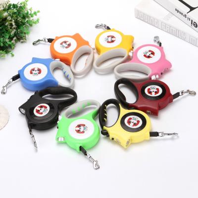 China Suitable For 16.5Kgs Pet Pet Supply Customized Logo Dog Walking Belt Retractable Band Leash 5m For Pet for sale