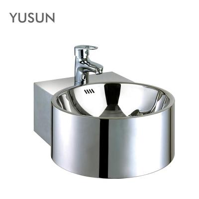 China Modern Best Selling Above Counter 304 Stainless Steel Bathroom Sink Basin for sale