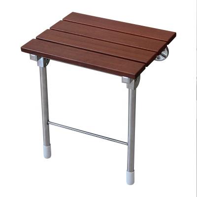 China YUSUN Modern Bathroom Foldable Wooden Shower Seat For Elderly People for sale