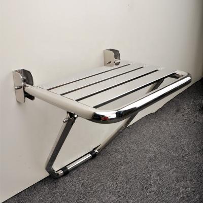 China YUSUN Modern Stainless Steel Folding Wall Mounted Shower Seat for sale