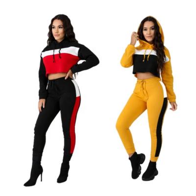 China 2020 Winter Women Sweatsuit Fashion Tracksuits Breathable Custom Set Women With Hood for sale