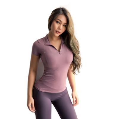 China Antibacterial Dry Fit Polo Shirts Golf Shirts Customized Logo For Women for sale