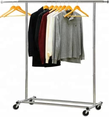 China Wholesale Minimalist China Metal Black Painted Steel Clothes Rack for sale