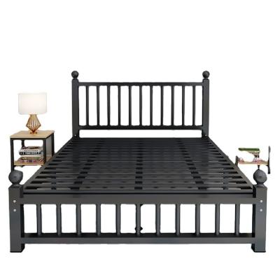 China Double adjustable antique queen stainless steelsingle(size) metal bed and folding steel bedmetal steel bed for sale