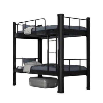 China Double Adjustable Steel Pipe Metal Student Kids Platform Bed (Other) Bunk Beds Frame Design for sale