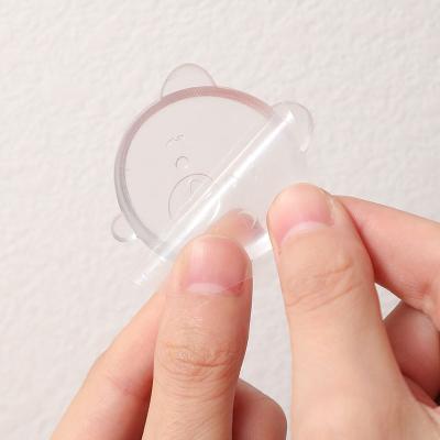 China Transparent Shock Absorbing Silicone Door Handle Wall Bumper Protectors Larger Stopper Wall With Strong Self Adhesive Sticker 1.57