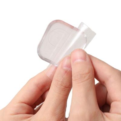 China Wholesale Silicone Door Knob Wall Protector Door Stopper Wall Protector Absorbing Clear Shock Absorbing Strong Adhesive Stopper for sale