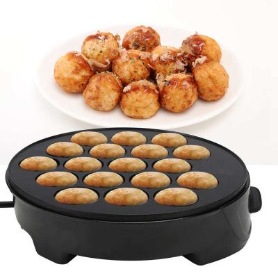 China Household 220-240V 14 Holes Electric Mini Chibi Maruko Baking Pan Takoyaki Breakfast Machine for sale