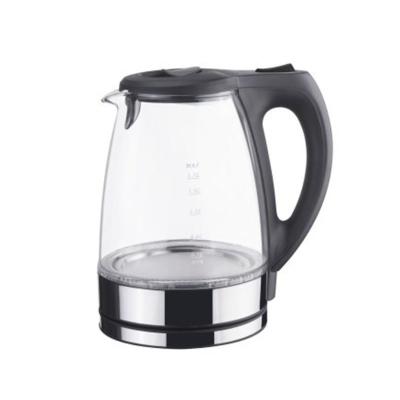 China 360 Degree Base Amazon Supplier 1.2L Glass Tea Maker Temperature Control Water Heater Rotation Electric Kettle for sale