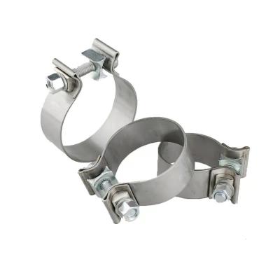 China Pipe Clamp Stainless Steel Strip Exhaust Accuseal O Pipe Clamp for sale