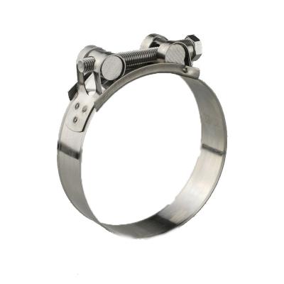 China Stainless Steel T-Bolt Flange Compact For Auto Pipe Clamp for sale