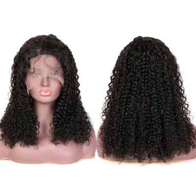 China No tangle & None Factory Wholesale Price Kinky Curly Hair 360 Lace Shedding Wigs, Pre Plucked 360 Lace Frontal Wig Hair for sale