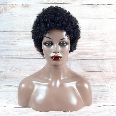 China No tangle & No Shedding Very Cheap Machine Made Short Afro Wigs For Black Women, Africa Women Hair Wigs Short for sale