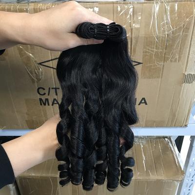 China No tangle & Non shedding factory price 100% human hair bundles weave, fumi hair bundles cuticle lined hair double drawn for sale