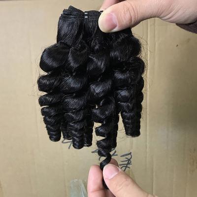 China No tangle & No factory wholesale 10-20 inch fumi curl shedding hair,double pulled aunty fumi hair,100 human brazilian hair price in nigeria for sale