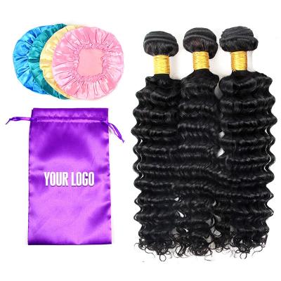 China No tangle & No Shedding Virgin Hair Bulk Wholesale Vendors Bundles, Best Selling 10A Deep Wave Hair Bundles for sale