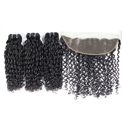 China No tangle & No Shedding New Style No Tangle No Shedding Eurasian Hair Vendors, Pixel Curl Virgin Hair Bundles With Headband for sale