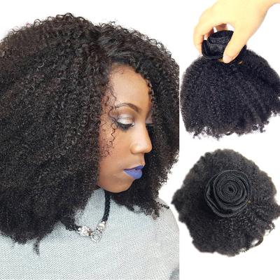 China No tangle & No Shedding China Supplier Best Quality 100% Raw Material Hair, Human Afro Mongolian Kinky Curly 4c Virgin Hair for sale