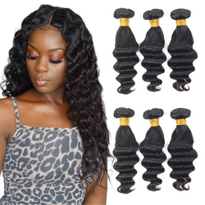 China No tangle & No shedding wholesale indian virgin hair supplier,100% indian hair loose deep wave,best seling hair bundles with clousre for sale