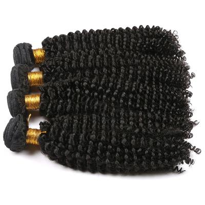 China No tangle & No Shedding Virgin Peruvian Kinky Curly Hair Machine Made Hair Weave From Factory Supplier, Human Kinky Curly Hair Weave for sale