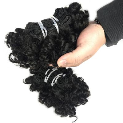 China No tangle & No fumi hair double shedding factory price 6 inch short hair weave weaves ,buy quality super hair from china online for sale