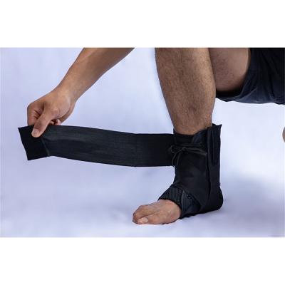 China Ankle Fixed Support Made In China Fitness Adjustable Compression Sport Safety Ankle Support for sale