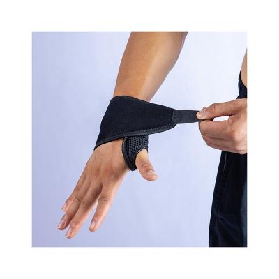 China Compression To Prevent Sprains Factory Supply Black Long Band Stabilize Joints Compound Push Up Weightlifting Wrist Wraps for sale