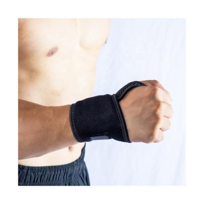 China Compression To Prevent Sprains Direct Selling Breathable Long Black Band And Custom Compound Sweat Wrist Brace for sale