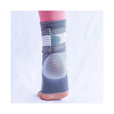 China 2021 New Products Gray Cylindrical Nylon Woven Nylon Ankle Braces Nylon Woven Rubber Bandage for sale