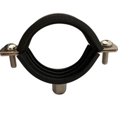 China Hose Connection Rubber Hose Clamps Plastic Steel Pipe Clamps for sale