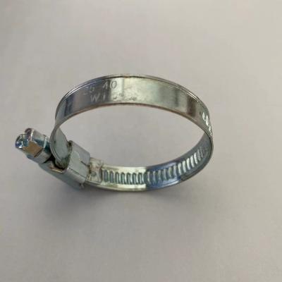 China German Type Galvanized Steel Gas Tube Connection Pipe Clamp Durable Clamps for sale