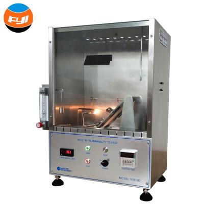 China Fabric Flame Retardant Burning Testing Machine Fabric Flammability Tester YG815D YG815D Feature for sale