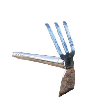 China Garden Tool Fork Garden Tools Fork Hoe Types 3 Prongs Fence Garden Steel Hoe for sale