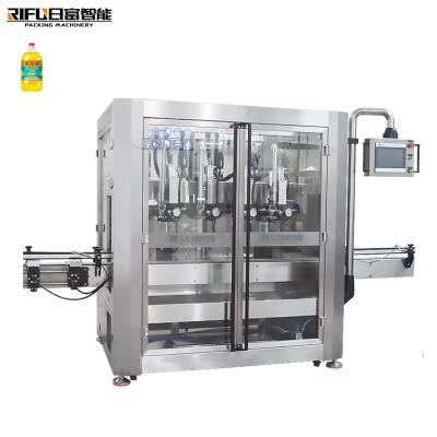 China Automatic Mobile Tracking Type Edible Oil Quantitative Filling Food Machine for sale