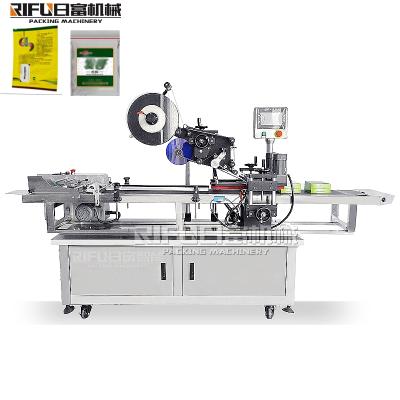 China Food Auto Paging Labeling Machine For Bags Pouch Labeling Machine Sticker Auto Paging Labeler With Good Quality For Factory for sale