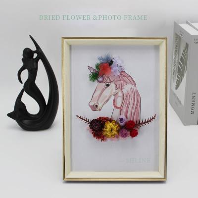 China 3HLINK Luxury 3CM, 6,7,8,10 Frame, A4 Diy 5CM Creative Handmade Photo Preserve Dried Flower Picture Box Frame Photo Flower Picture Frame for sale