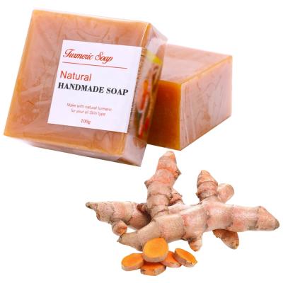 China Bath Soap Base Cleansing Suppliers Whitening Luxury Pure Skin Care Private Label Face Foam Handmade Natural Turmeric Turmeric Soap for sale