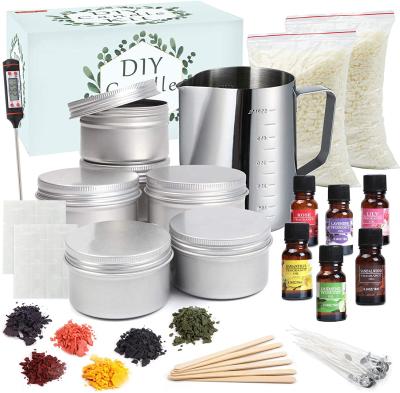 China Make Your Own Scented Candles Supplies Christmas Gifts Set Beginners Adults Kids Fragrance Scented Soy Candle Making Kit Supplies Crafts DIY Candle Kits for sale