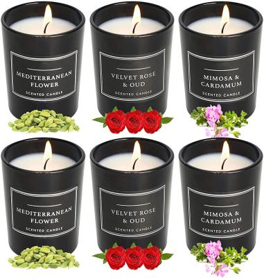 China Vintage Christmas Birthday Gifts Luxury Scents Scented Home Scented Candles Strong Scent Long Lasting Aromatherapy Jar Candles for sale