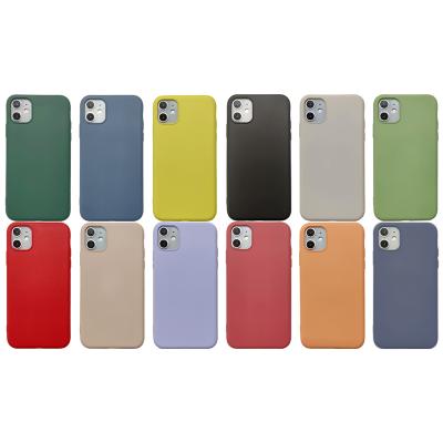 China Anti-fall Customize Soft Silicon TPU Phone Case Shockproof Case For iPhone Pro Case 12 Max for sale