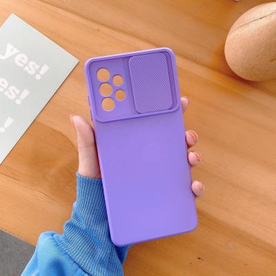 China Purple Lens Protective Case Anti-drop Mobile Cell Phone Case For Samsung Galaxy A72 Case Phone Cover for sale