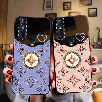 China New Available Bling Crystal Shockproof Glitter Cell Phone Case TPU Mirror Case For vivo S1 s5 s6 back cover. for sale