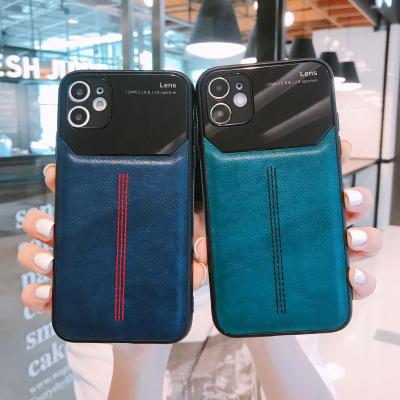 China Hit Shockproof Business Amazon PU Leather Phone Case For 11 12 Pro 7/8 X/XS Max Xr Xs Max for sale