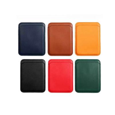 China hot sale Anti-drop phone leather for magsafe wallet card holder magnetic filter mount for 12mini 12pro 12pro max. for sale