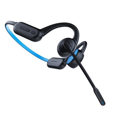 China Original Supplier Waterproof Bone Conduction Wireless Earphone Osteoconductive With Boom Mic Stick Transmitter For Open Ear Commercial for sale