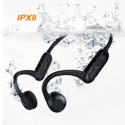 China Osteoconductive Fall Harnessing Waterproof Ipx8 Earphone Bone Conduction Mobile Phone Earphone Sport for sale