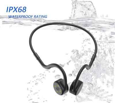 China 2021 Autumn Trending Bone Conduction Swim Headset Bone Conduction Wireless Headphones Sport Headphones With 8G Mp3 For Swimming for sale